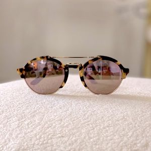 Illesteva Milan 2 C.26 sunglasses PINK Mirrored